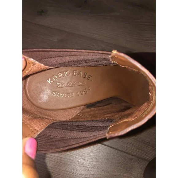 Kork-Ease Brown Ankle Boots - Picture 8 of 11